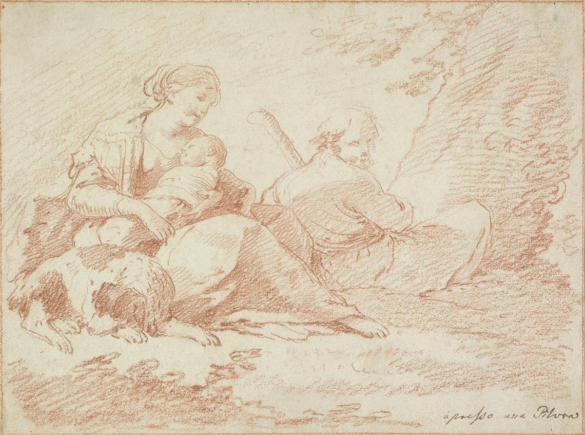 BOLOGNESE SCHOOL, 18TH CENTURY The Rest on the Flight into Egypt.